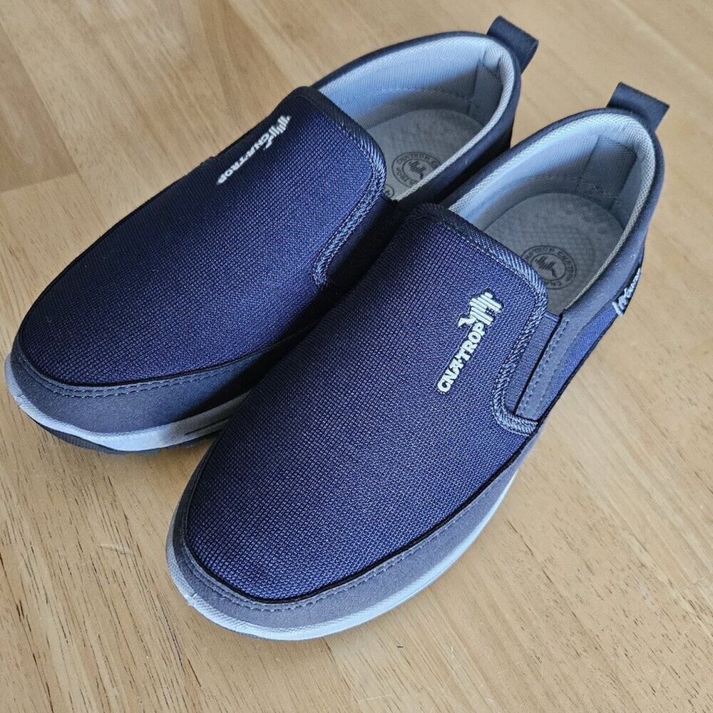 CNA Trop Orthopedic Walking Shoes Slip On Sneakers Navy sz 40 EUC